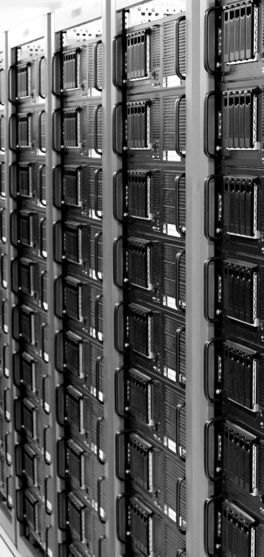 Picture of a server farm